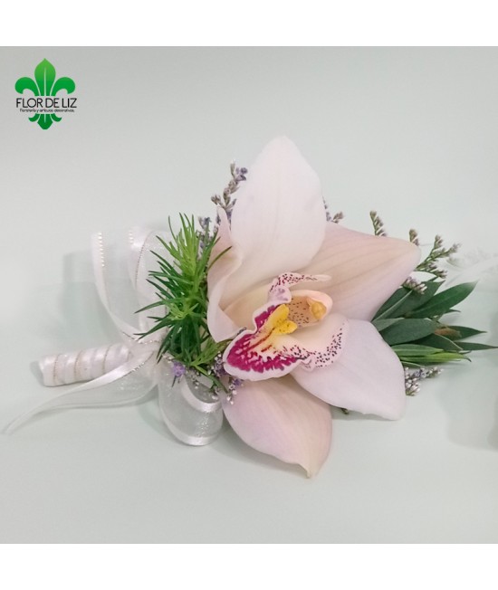 BOTONIER EN ORQUÍDEA